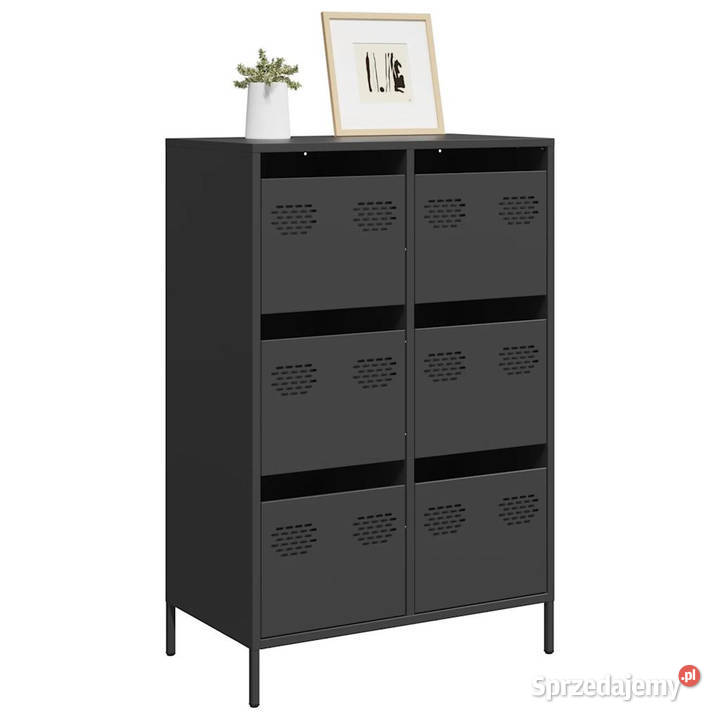 Szafka czarna 68x39x1015 stal WM851220 Warszawa sprzedam