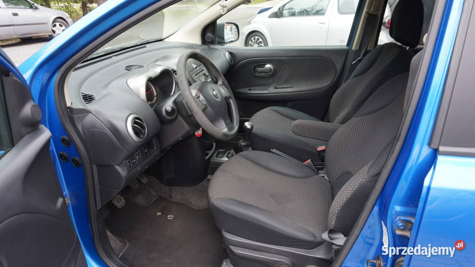 Nissan Note zarejestrowany ubezpieczony wielofunkcyjna kierownica