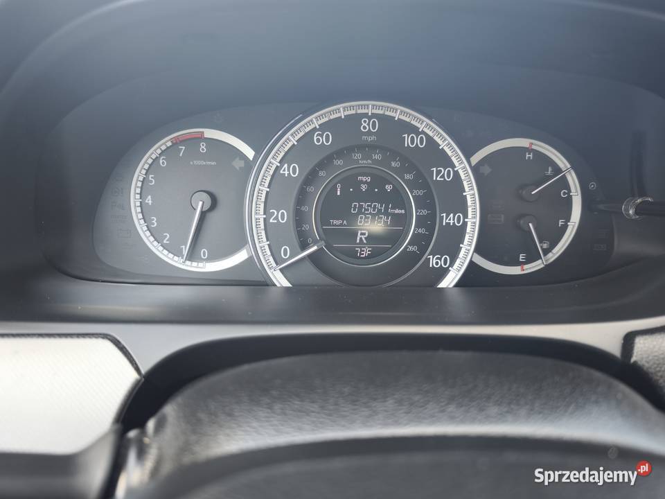 Honda Accord IX bezwypadkowy stan nowy 75 mil światła do jazdy dziennej Wysogotowo sprzedam