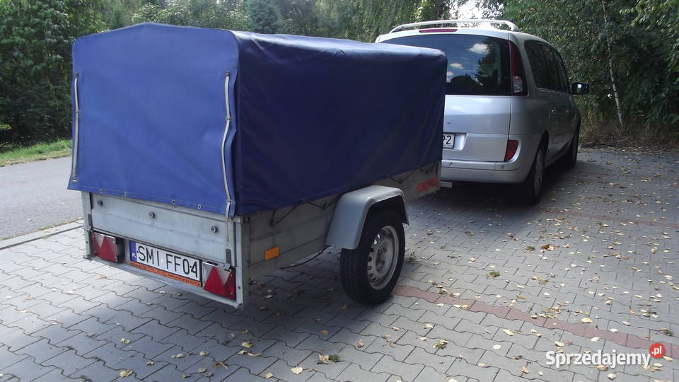 przyczepa boro b1 zarejestrowana 750 dmc z towarowe Łaziska Górne
