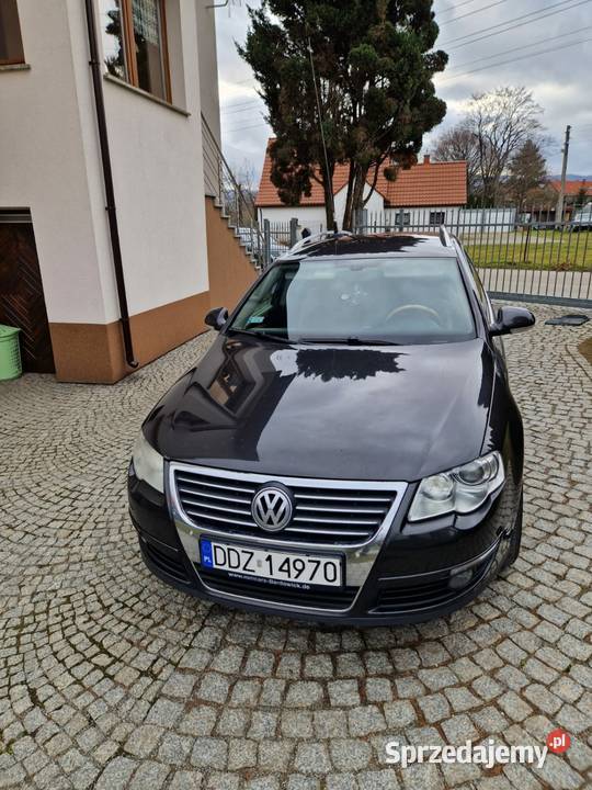 VW Passat B6 2007 najbogatsza wersja wyposażenia Zarejestrowany w Polsce Bielawa