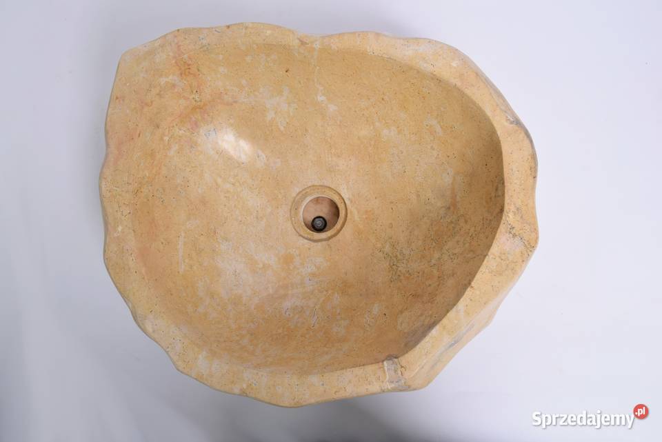 EROSI Yellow D polerowana kamienna umywalka Gdynia