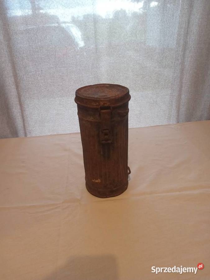 Puszka ppgaz hitlerowa 1939 na maskę Białystok