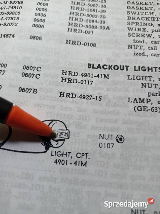 Harley WLA notka NOS Bydgoszcz