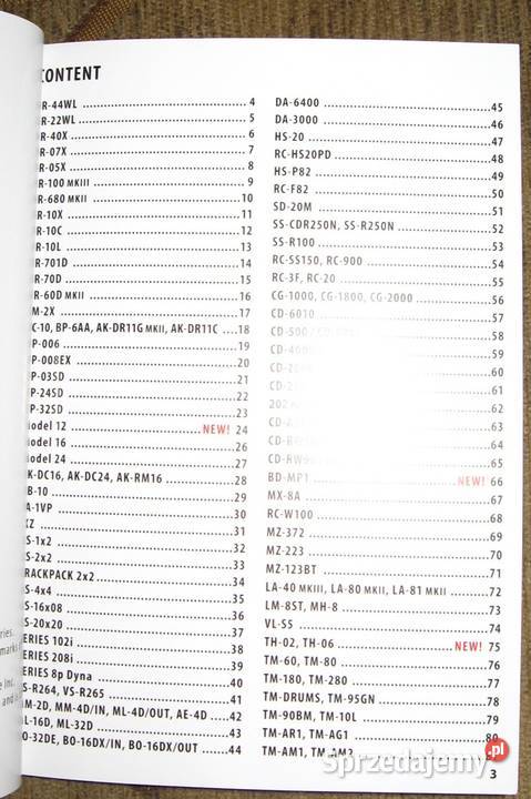 TASCAM Pocket Guide 2020 Catalog katalog