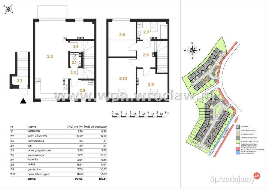 Mieszkanie Wrocław 9062m2 4 pokoje