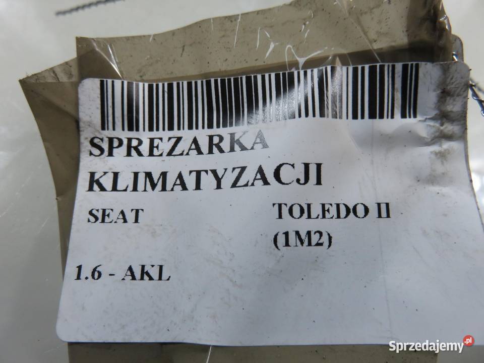 KOMPRESOR KLIMATYZACJI SEAT TOLEDO II 16 osobowe Motoryzacja