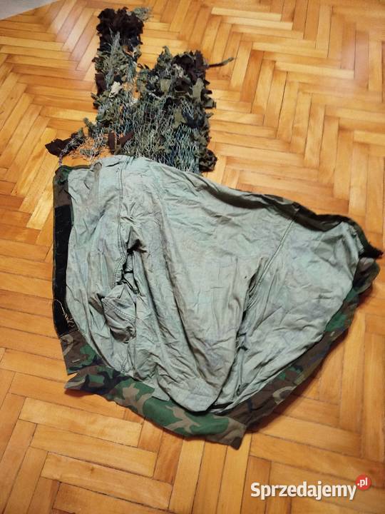 Kurtka polowa z naszytymi kawałkami siatki małopolskie Kraków