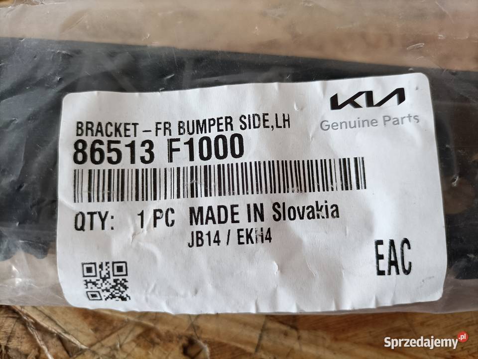 KIA SPORTAGE IV ŚLIZG MOCOWANIE ZDERZAKA LEWY