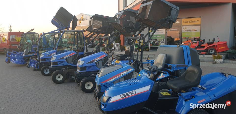 Traktorek kosiarka Iseki SXG19 górny wysyp kosza Kobiele Wielkie
