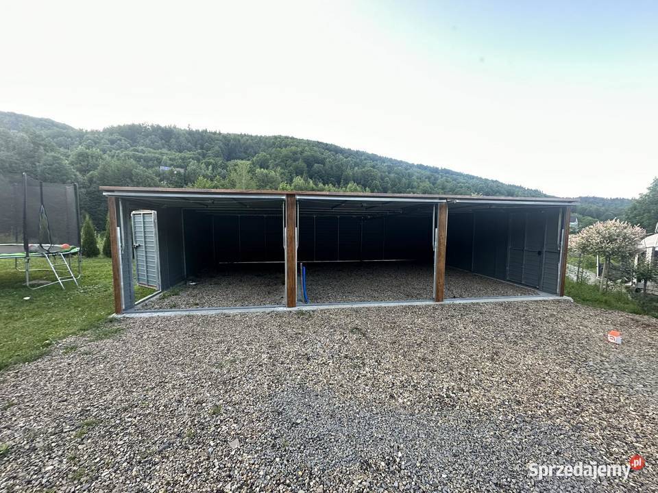 172 Garaż Blaszany DREWNOPODOBNY 3x5 NISKA mazowieckie