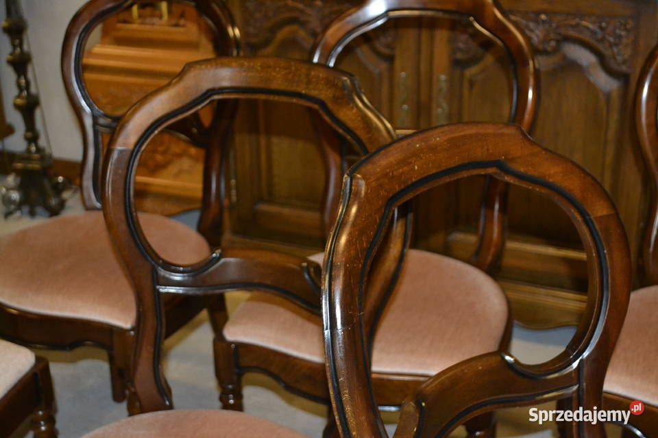 krzesła z tapicerką 6 Będzin sprzedam