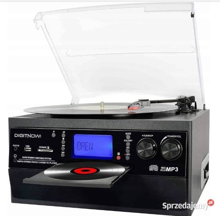 WIEŻA STEREO GRAMOFON DIGITNOW M503 CD VINYL Bydgoszcz sprzedam
