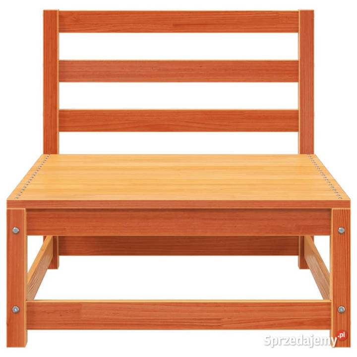 Sofa ogrodowa bez podłokietników woskowy brąz Warszawa