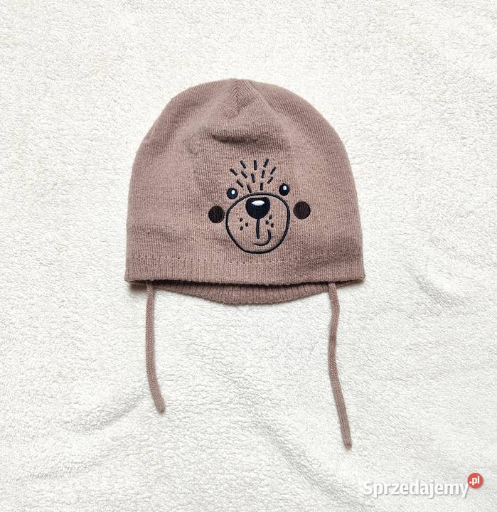 Czapka czapeczka dziecięca brązowa miś 13 lata Szczecin