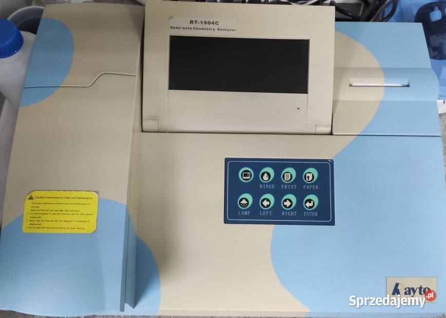 Analizator biochemiczny Rayto 1904C Wyposażenie szpitali i gabinetów Lutomiersk sprzedam