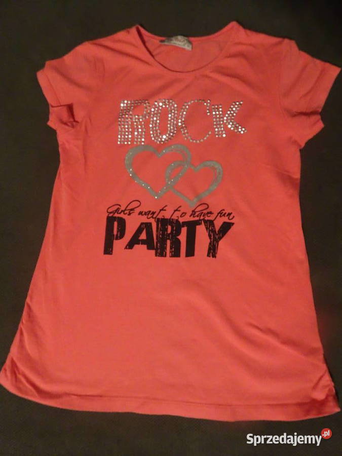 bluzka dziewczęca krótki rękaw 134 Warszawa