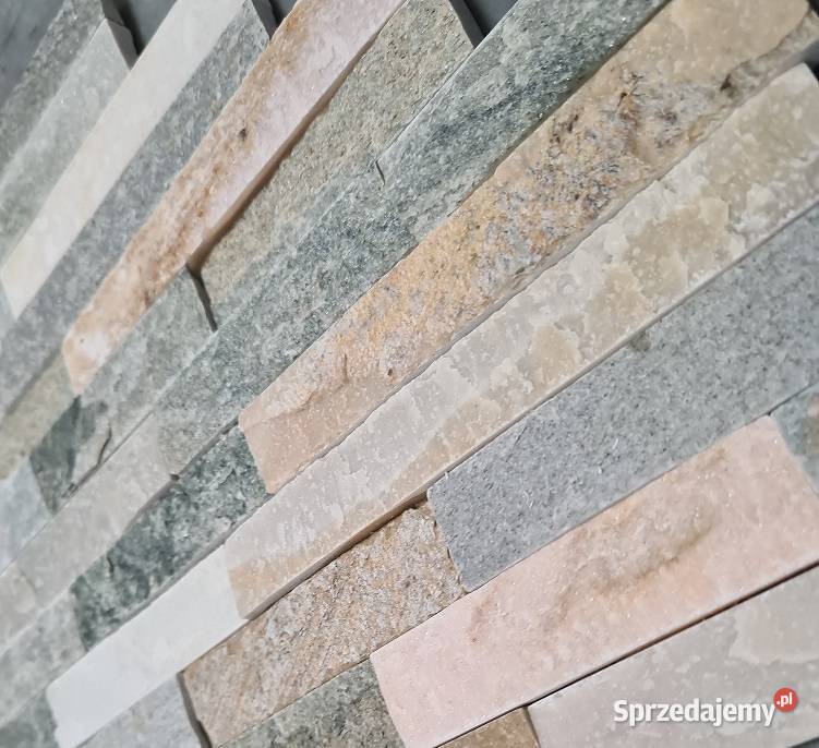 Kamień Naturalny Slate Szary 10 x 35 0385 m2 HC Płytki elewacyjne Warszawa