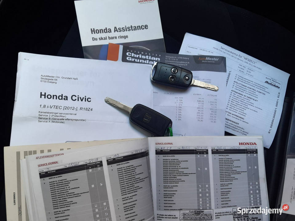 Honda Civic 18i ŁADNAczarnaKLiMATRONiKKamera IX Olsztyn