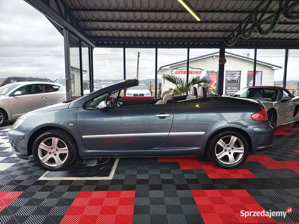 PEUGEOUT 307CC CABRIO 16BENZYNA BIAŁE SKÓRY sprowadzony 307 CC Zarszyn