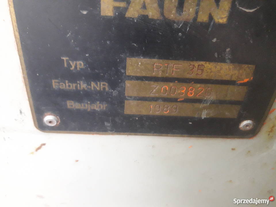 DŹWIG FAUN RTF 403 nie podkarpackie Chmielnik