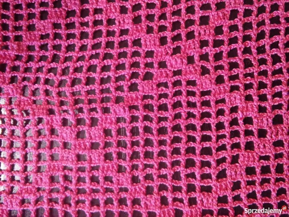 Serweta bieżnik obrus szydełkowy handmade Warszawa