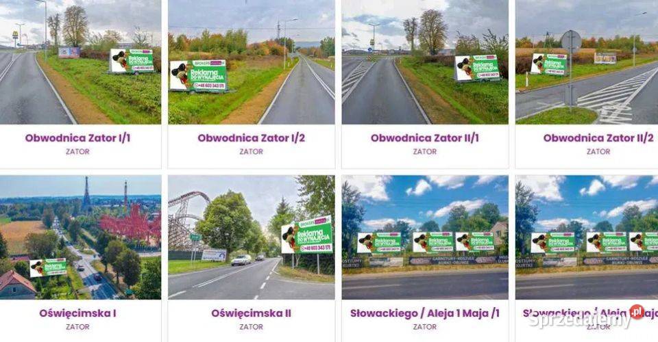 Reklama Billboard Zator Energylandia Wydruk reklama