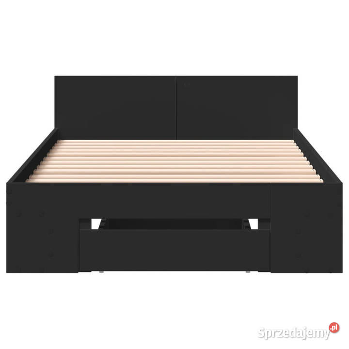 Rama łóżka z szufladą czarna 90x200 WM3280798 93cm Łóżka Warszawa sprzedam