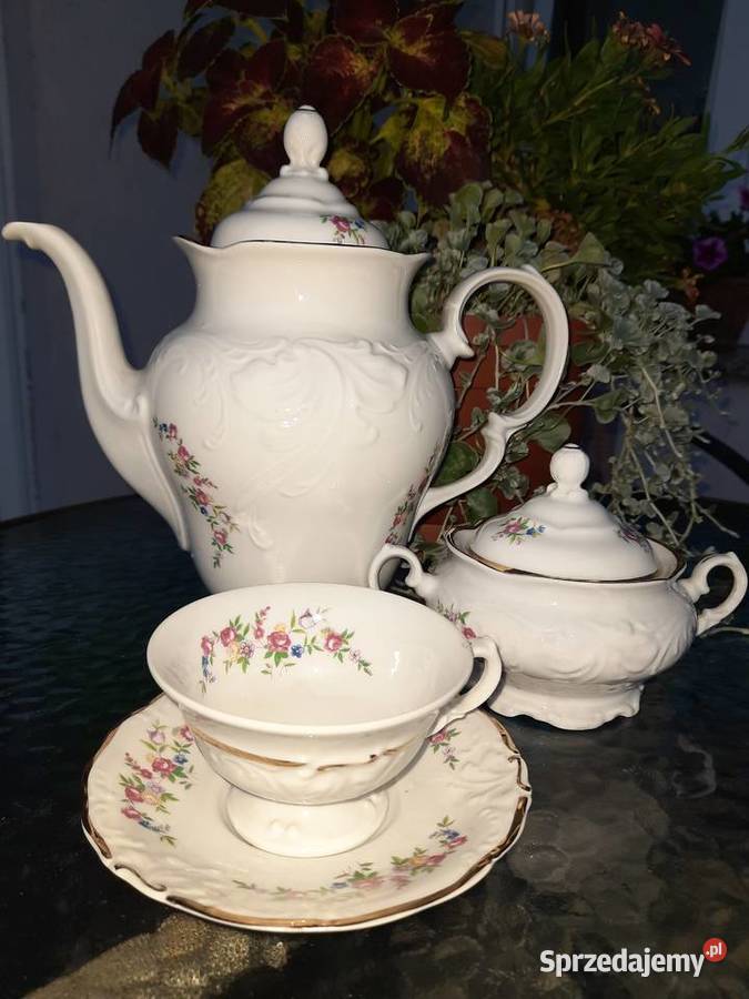 Prześliczny komplet kawowy Zawadzkie