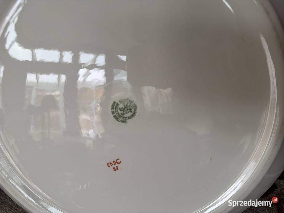 Zabytkowy zestaw toaletowy z porcelany sygnowany Bystrzyca Kłodzka