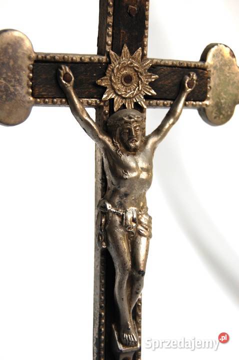 Stara ręcznie wykonana płaskorzeźba z głową Pana