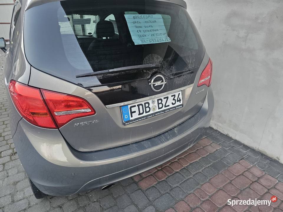 Opel Meriva 14 turbo benzyna 140 koni z Niemiec Wieluń