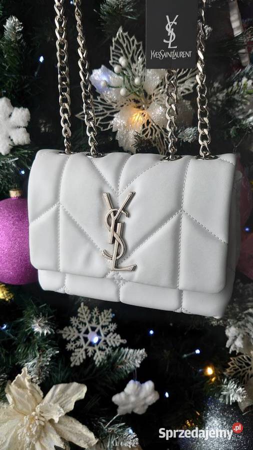Torebka ysl biała yves saint laurent pikowana Warszawa