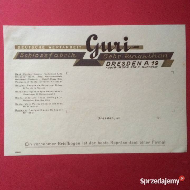 1225 Znaczki i Dokumenty Reklamowe Josef B Antykwariat Szczecin