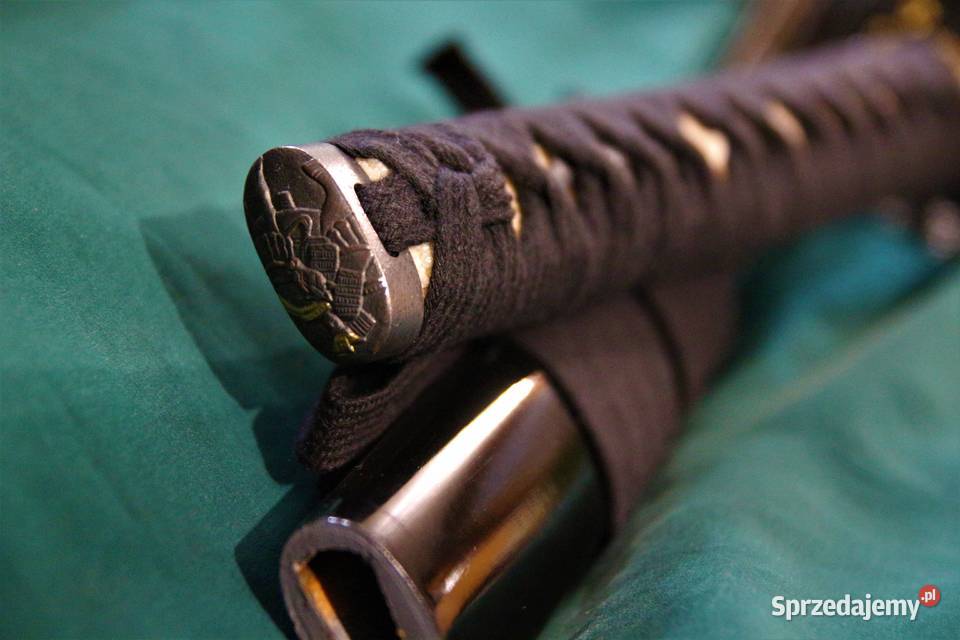 Full Tang Blade samuraj Katana Damast stal Militaria podlaskie
