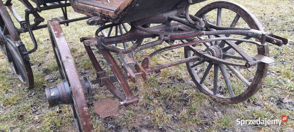 Bryczka wagoneta ciekawy egzemplarz Krzczonów-Wójtowstwo