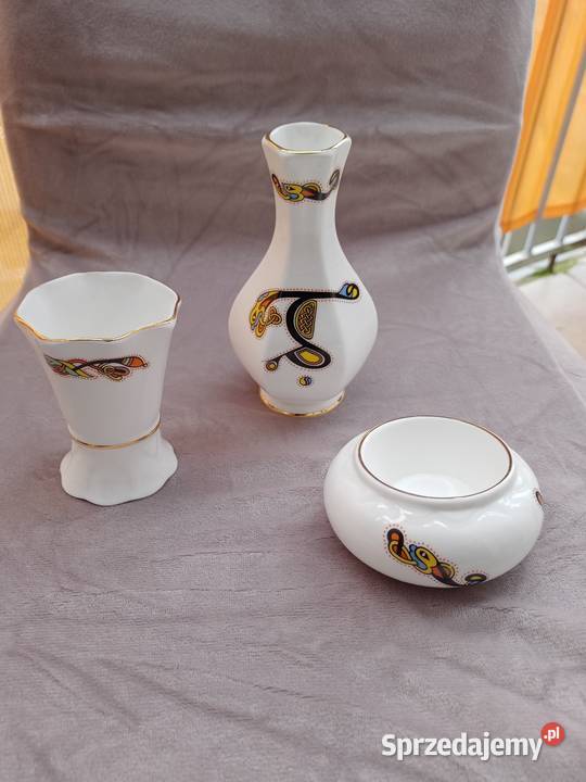 Zestaw kolekcjonerski Wazony porcelana Royal Poznań