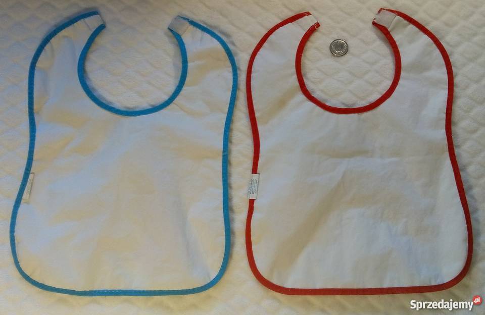 Dwa śliniaczki zapinane na rzepy baby ono 21x26