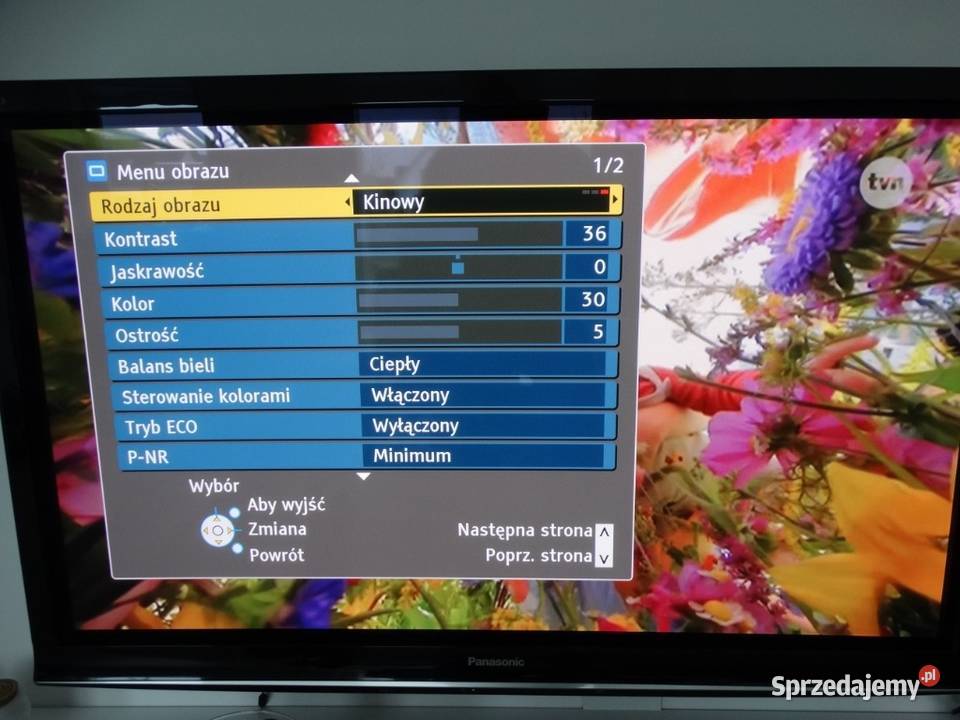 TV 50 Full HD Panasonic Viera z DVBT i pilotem