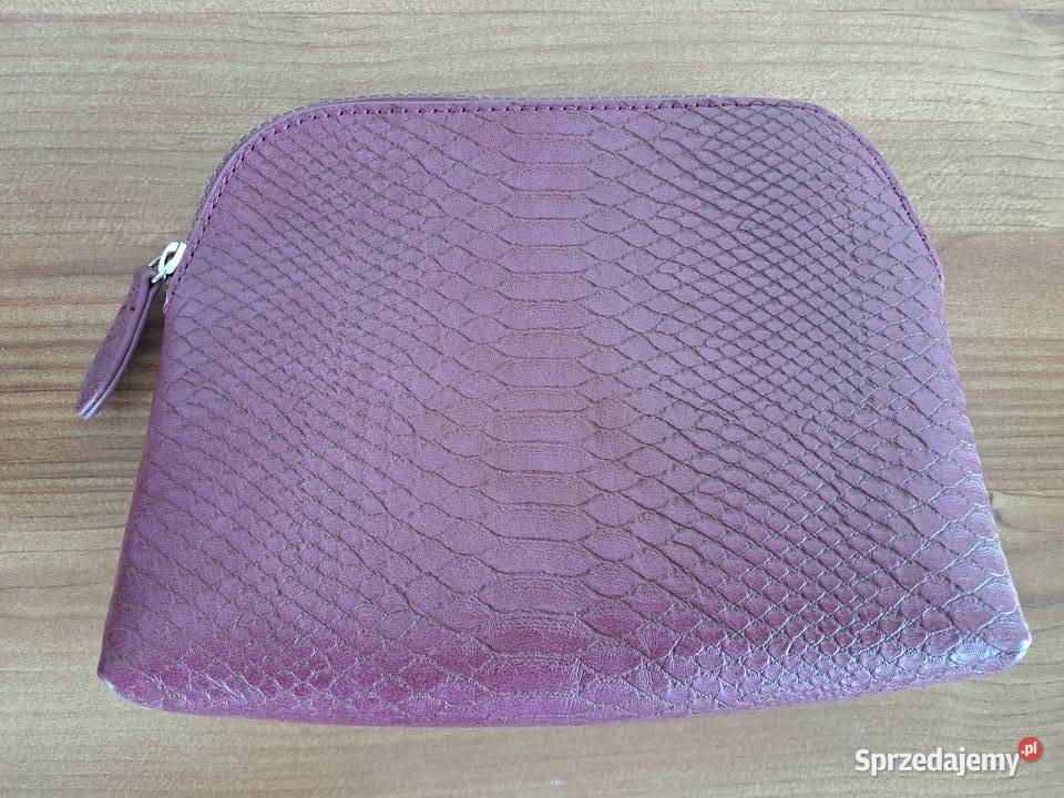 Kosmetyczka w formie torebki imitacja skóry węża mazowieckie Warszawa sprzedam