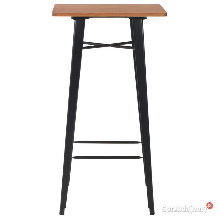 vidaXL 3częściowy zestaw barowy stal Komplety mebli Warszawa