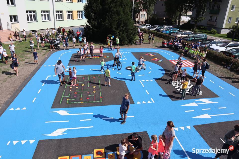 Stacjonarne miasteczko rowerowe BIG4 z ósemką Sklep Katowice