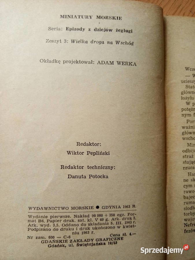Wielka droga na wschód 1963 autor Andrzej Dąbrowa Górnicza