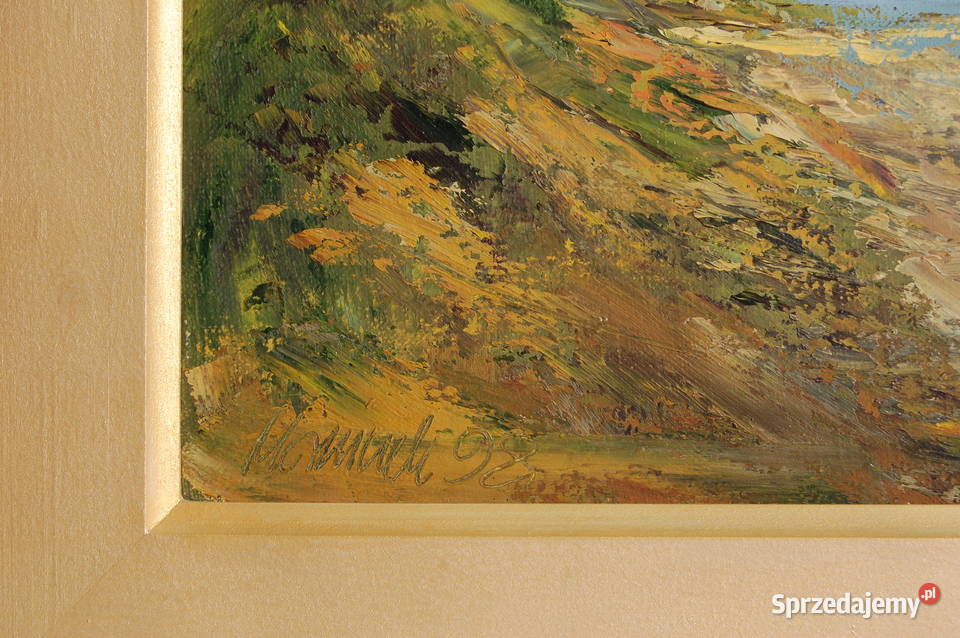 Wąwóz Kazimierz Dolny pejzaż obraz olejny Dekoracje i ozdoby lubelskie Lublin