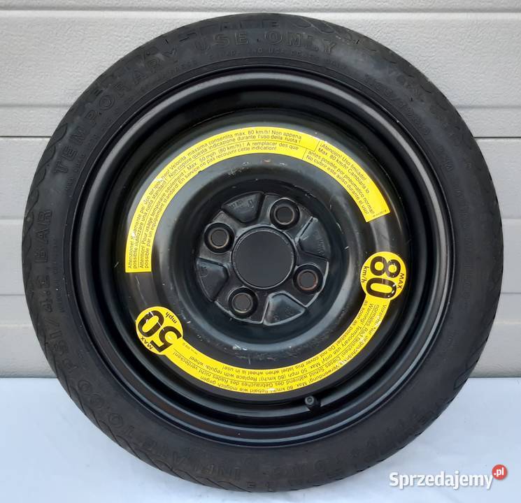 KOŁO DOJAZDOWE VW 4x100 35Jx14H2 ET45 357601025D Pozostałe Mielęcin