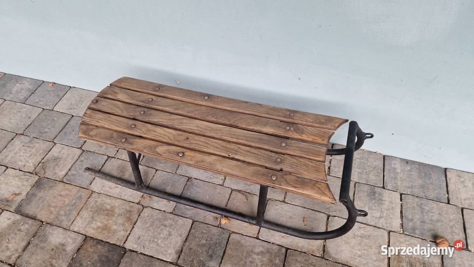 Sanki dziecięce stare z PRLu Brzeszcze