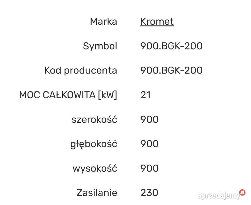 Kocioł warzelny 200l gaz Dobieszowice
