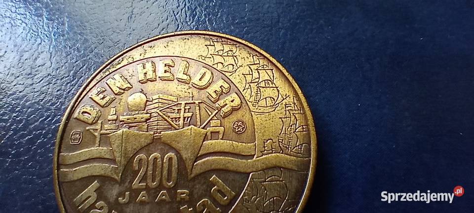 Stare monety Medal Holandia 19 Numizmatyka Lesko