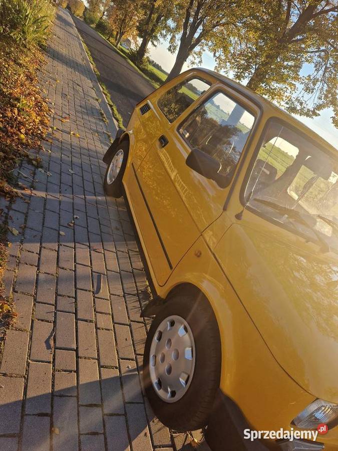 Fiat 126p bez korozji żółty wielkopolskie Kotlin