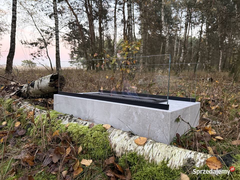 Biokominek Elegance Stone z gresuspieku